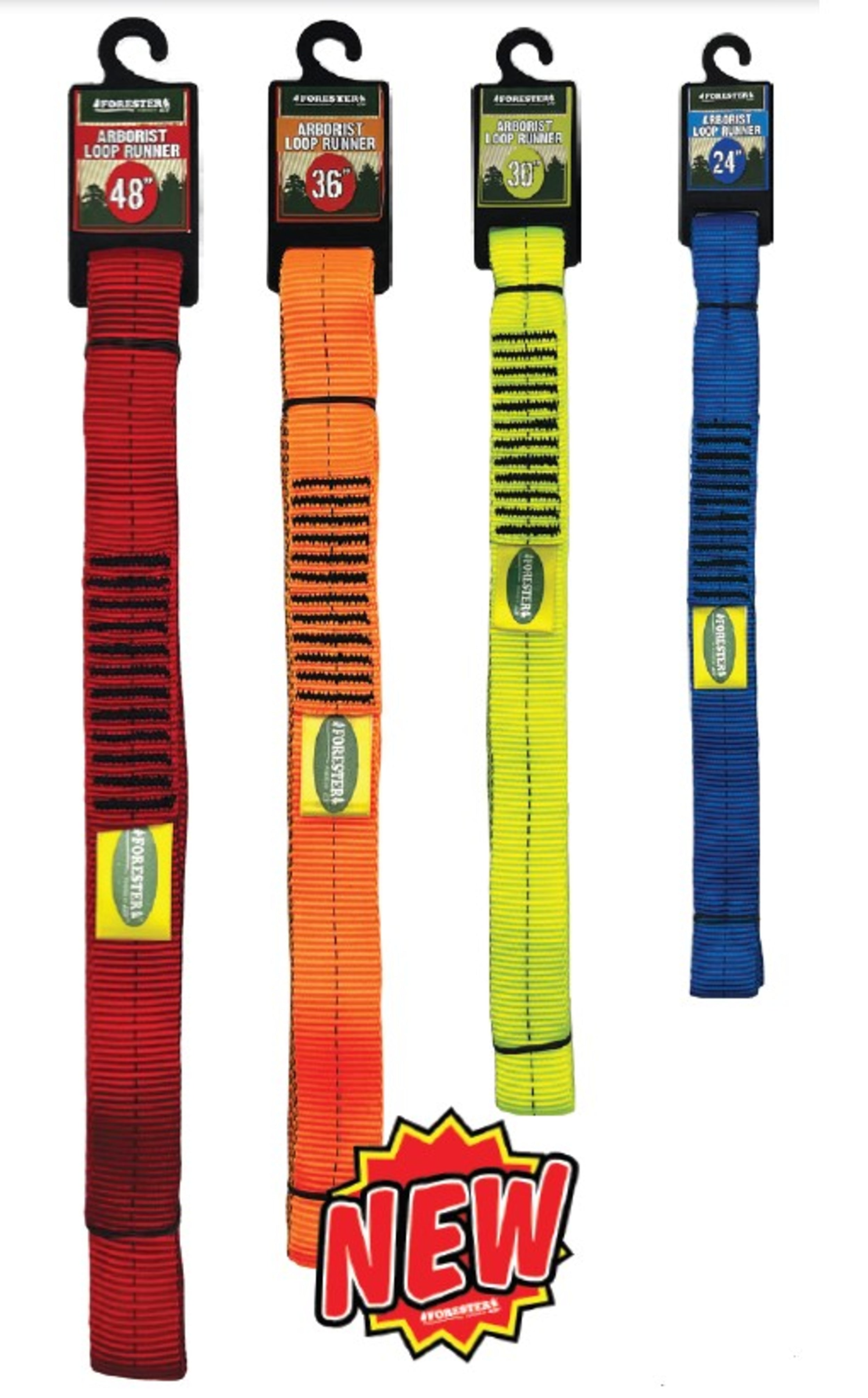 Forester Arborist Loop Runner 1" Wide 36" Long, Orange