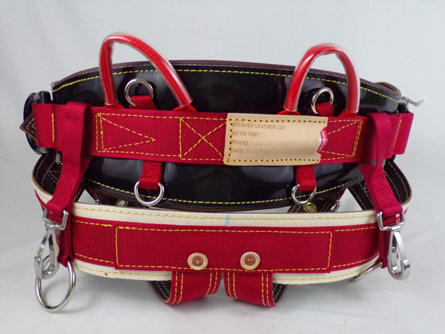 Weaver XLarge Tree Climbing Harness 4/DEE Extra Wide Back w/2 Nylon Lower Straps