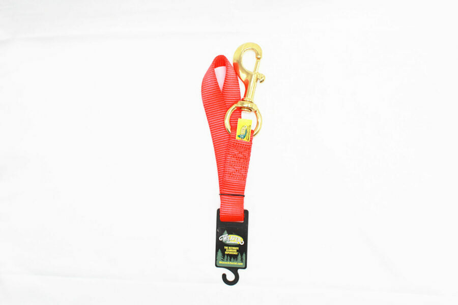 Weaver Chain Saw Strap 15" W/ Snap - Red