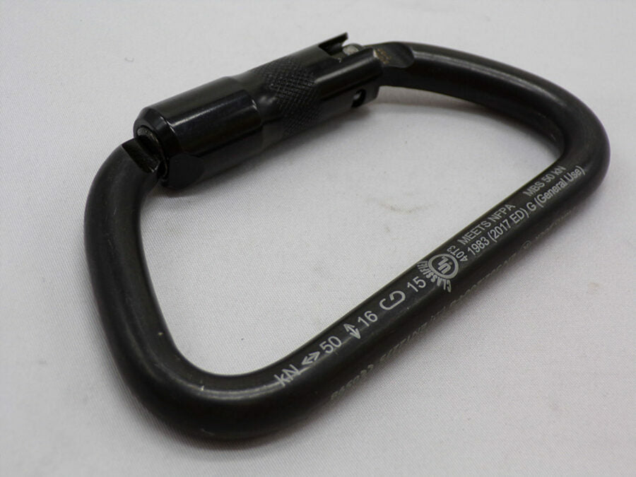 ROCK EXOTICA Rocksteel Auto Lock Carabiner Black
