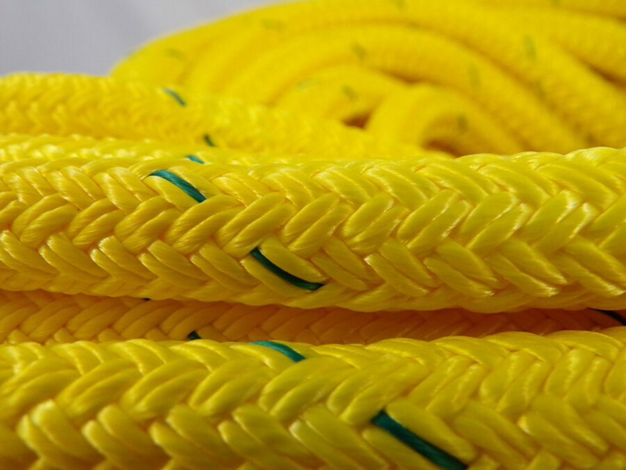 Samson Stable Braid Bull Rope - Yellow, 9/16" Dia, 150' Length