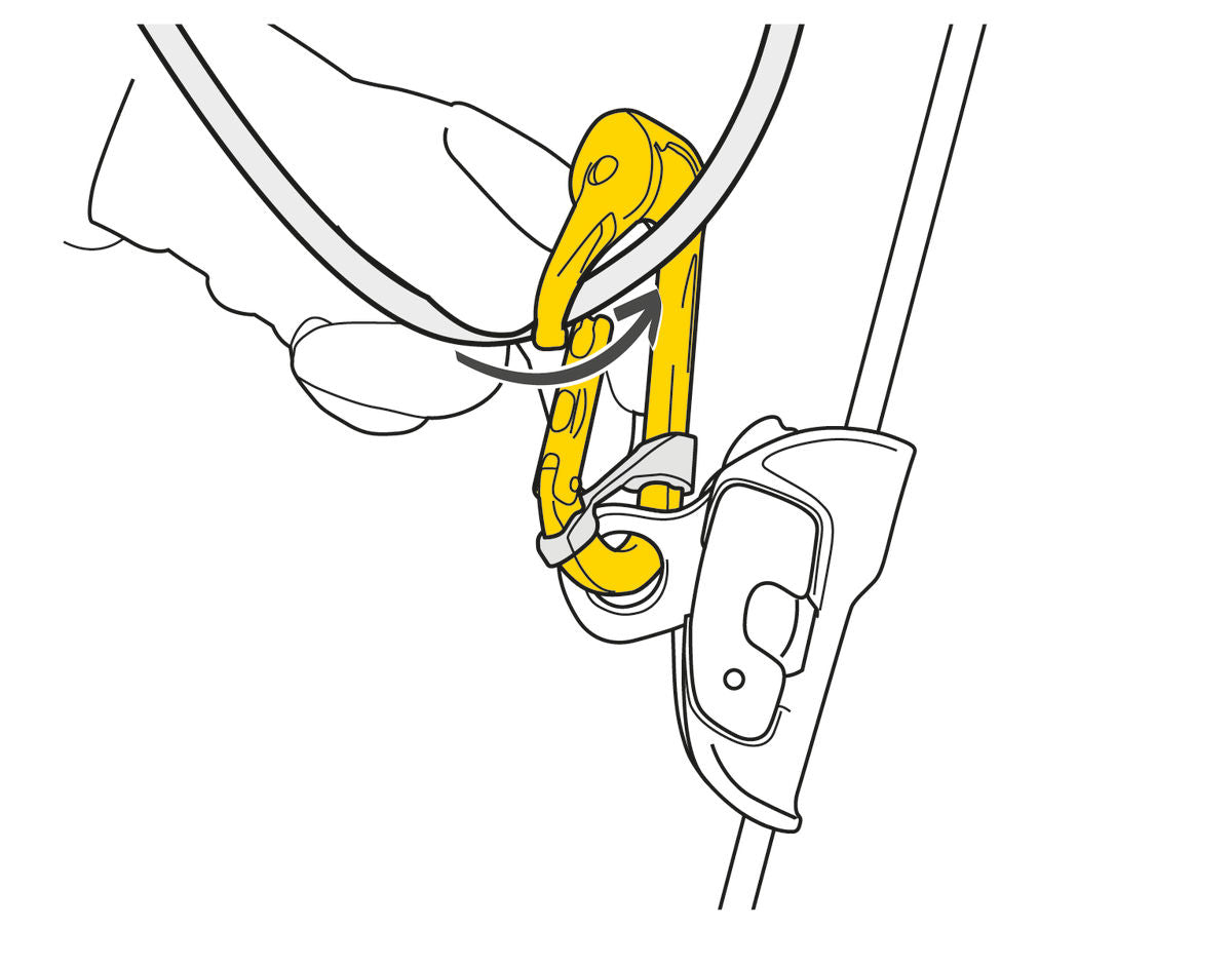 Petzl Rollclip A Triact Carabiner P74 TL