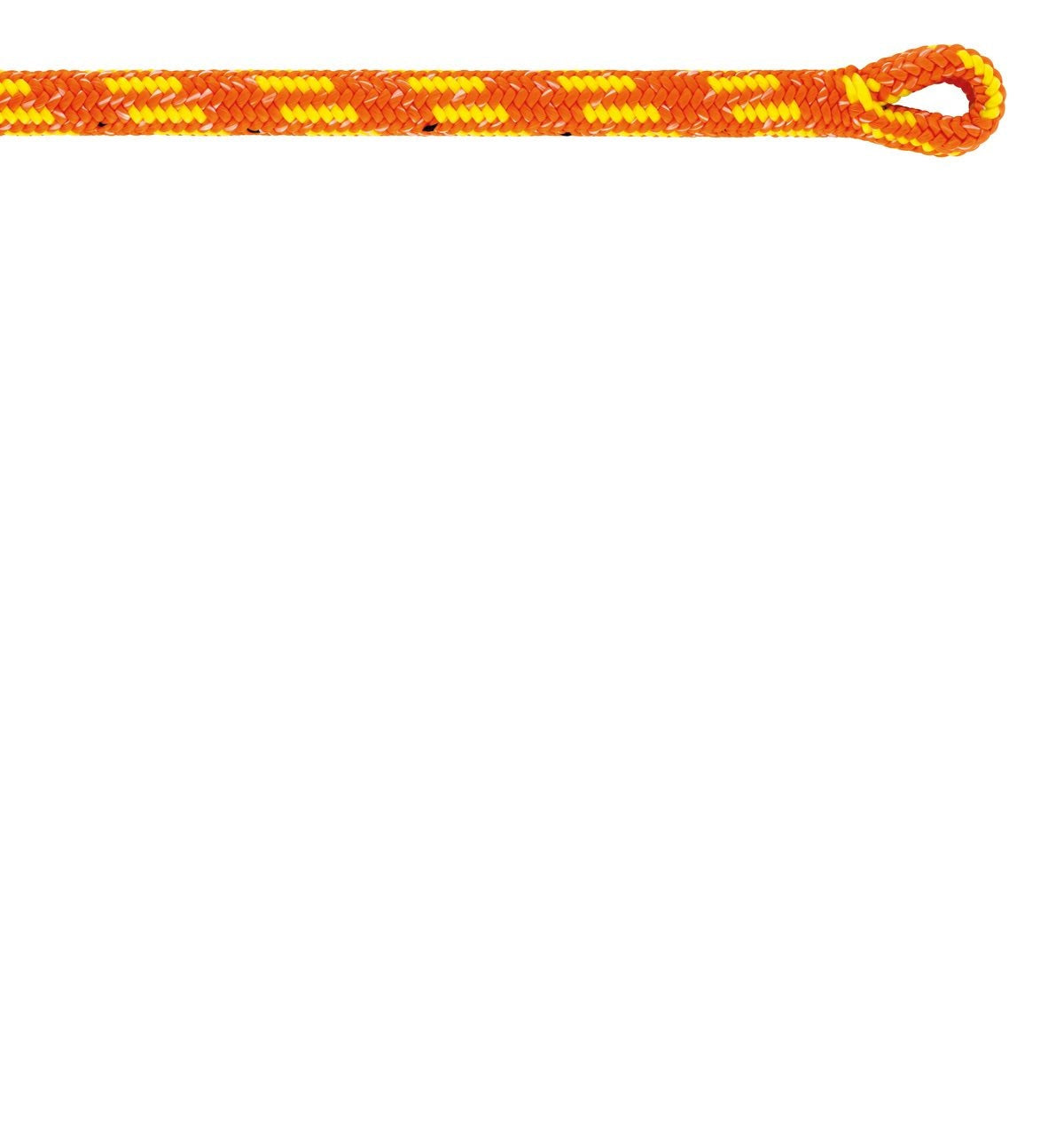 Petzl Control 12.5mm Orange Climbing Rope 45M (147') w/ Spliced Eye