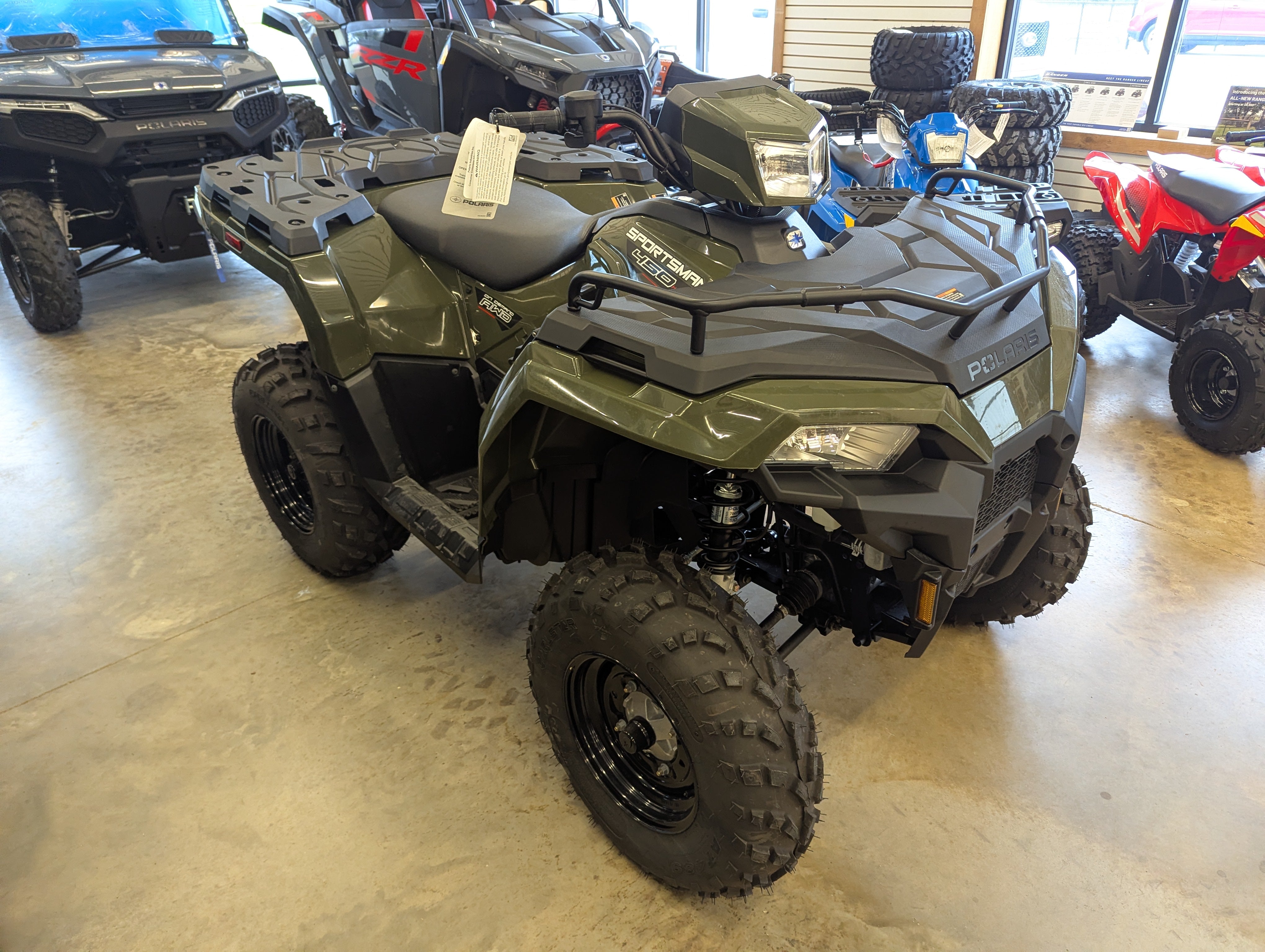 2025 Polaris Sportsman 450 H.O. – 450 Series | 499cc Prostar® Engine | Sage Green