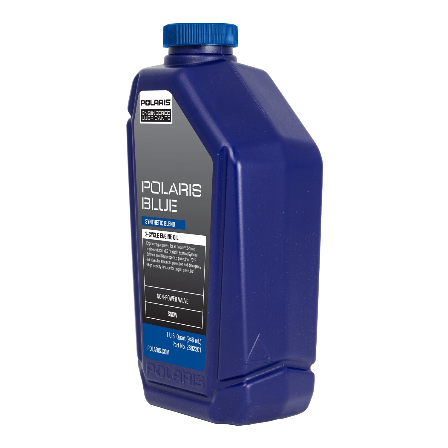 Polaris Blue Synthetic Blend 2-Cycle Oil, 2-Stroke Engines