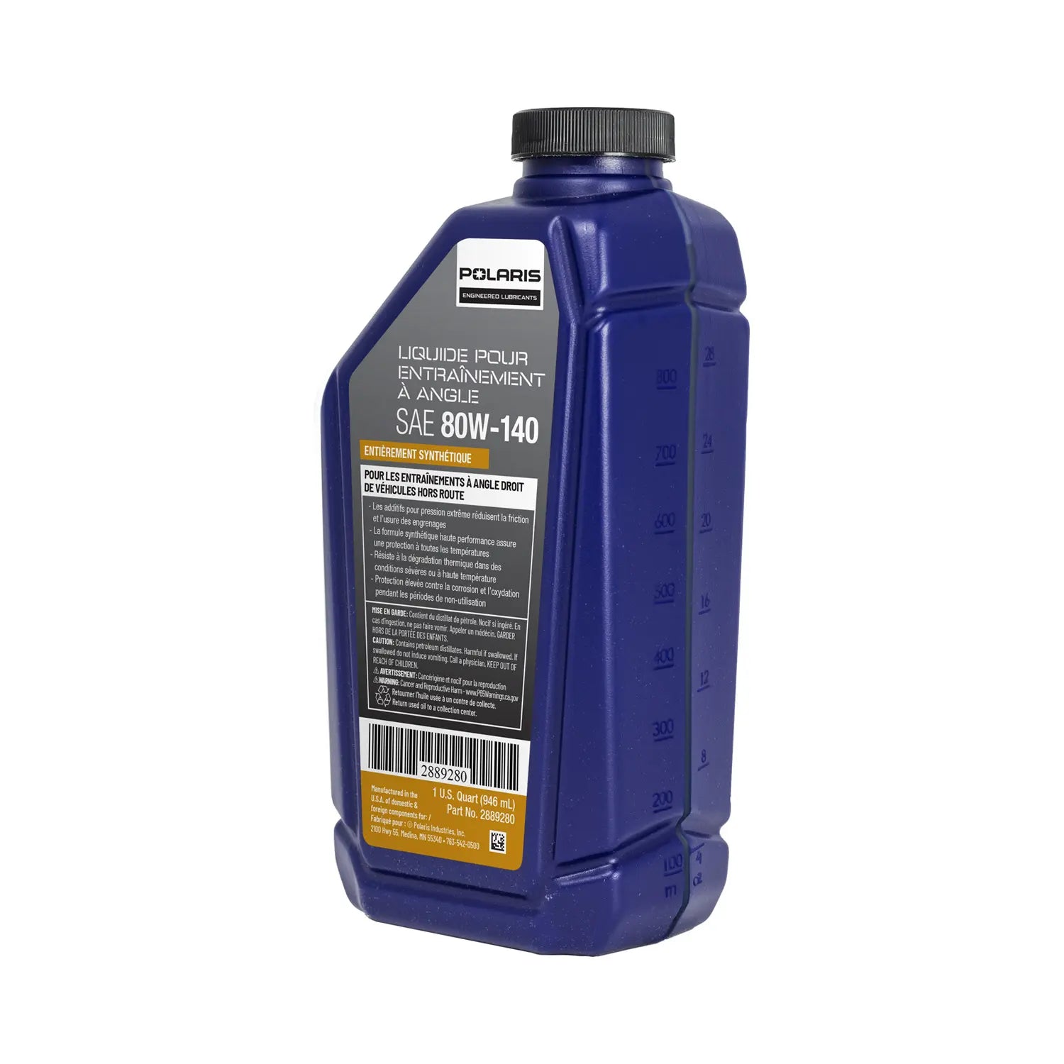 2889280 ANGLE DRIVE FLUID, QT 80W140