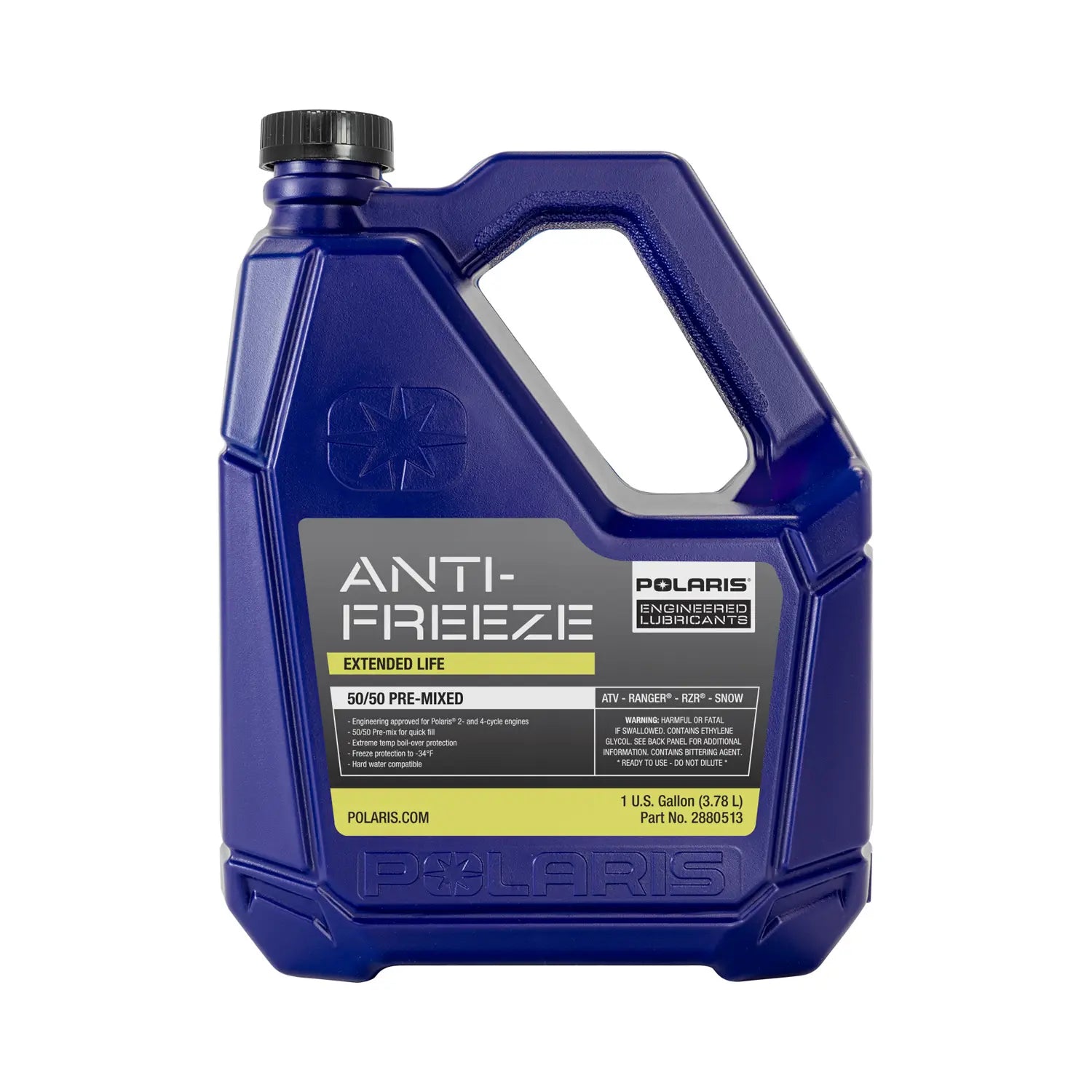 1 Gallon 50/50 Premix Extended Life Antifreeze, Snowmobiles and ORV Aluminum Cooling Systems