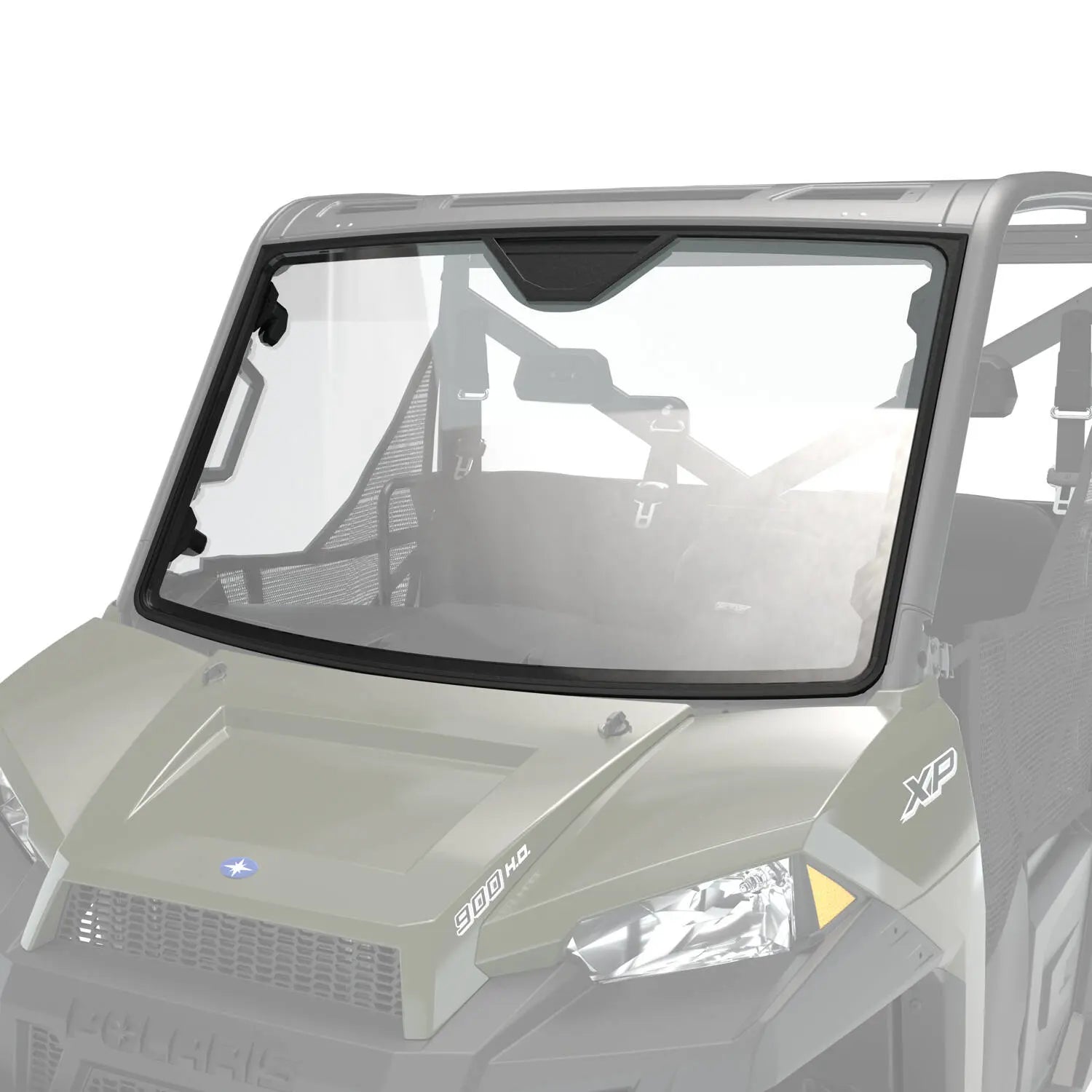 2889030 Polaris OEM Lock & Ride Full Front Windshield, Glass, for RANGER Full SIZE XP 900, 1000(w/ Profile Cage)UTV
