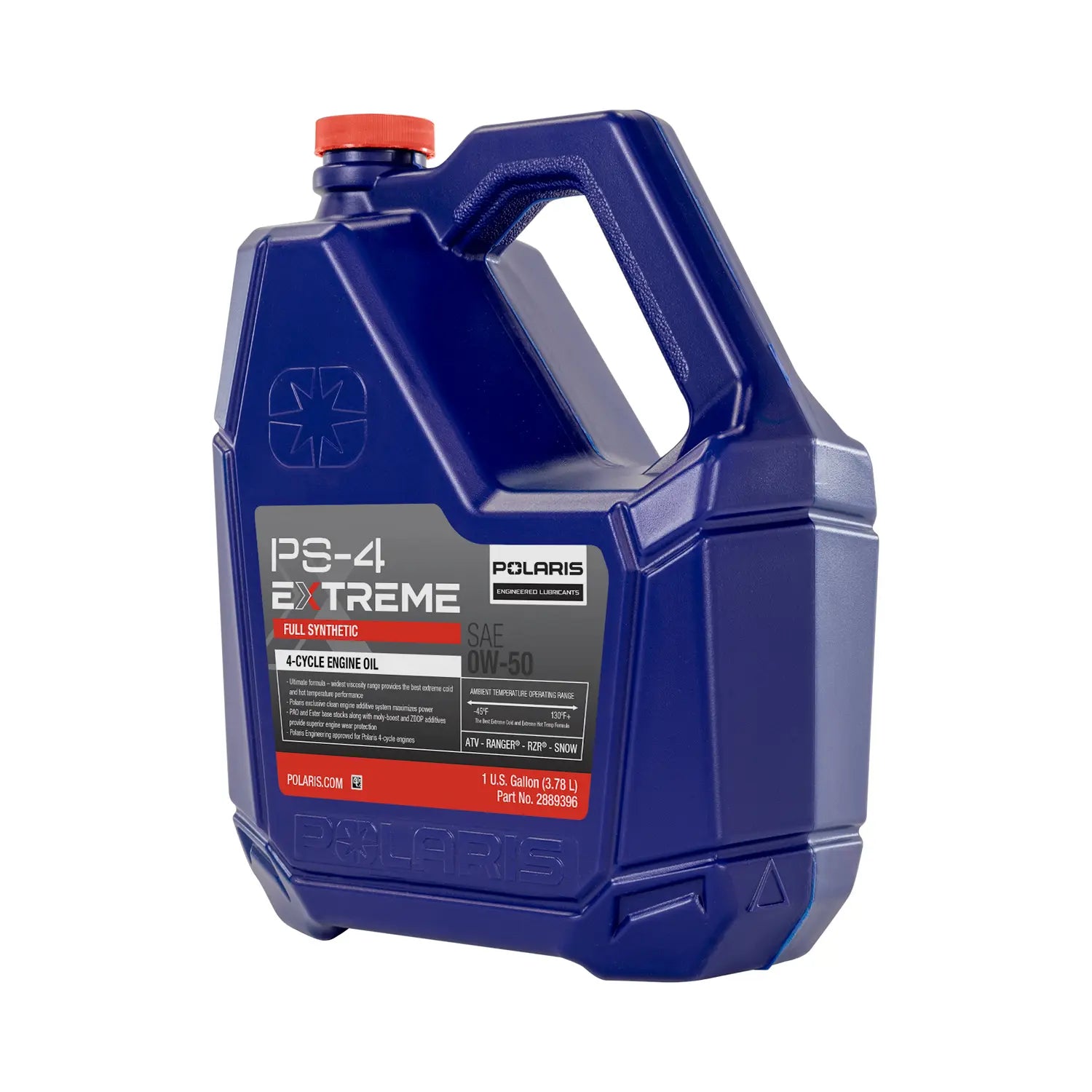 Polaris PS-4 Extreme Full Synthetic 0W-50 Engine Oil, 4-Stroke Engines
