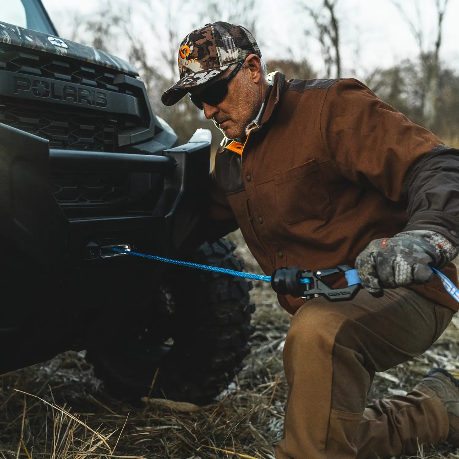 Pro Series 6,000 LB Winch Kit with Synthetic Rope for RANGER UTV