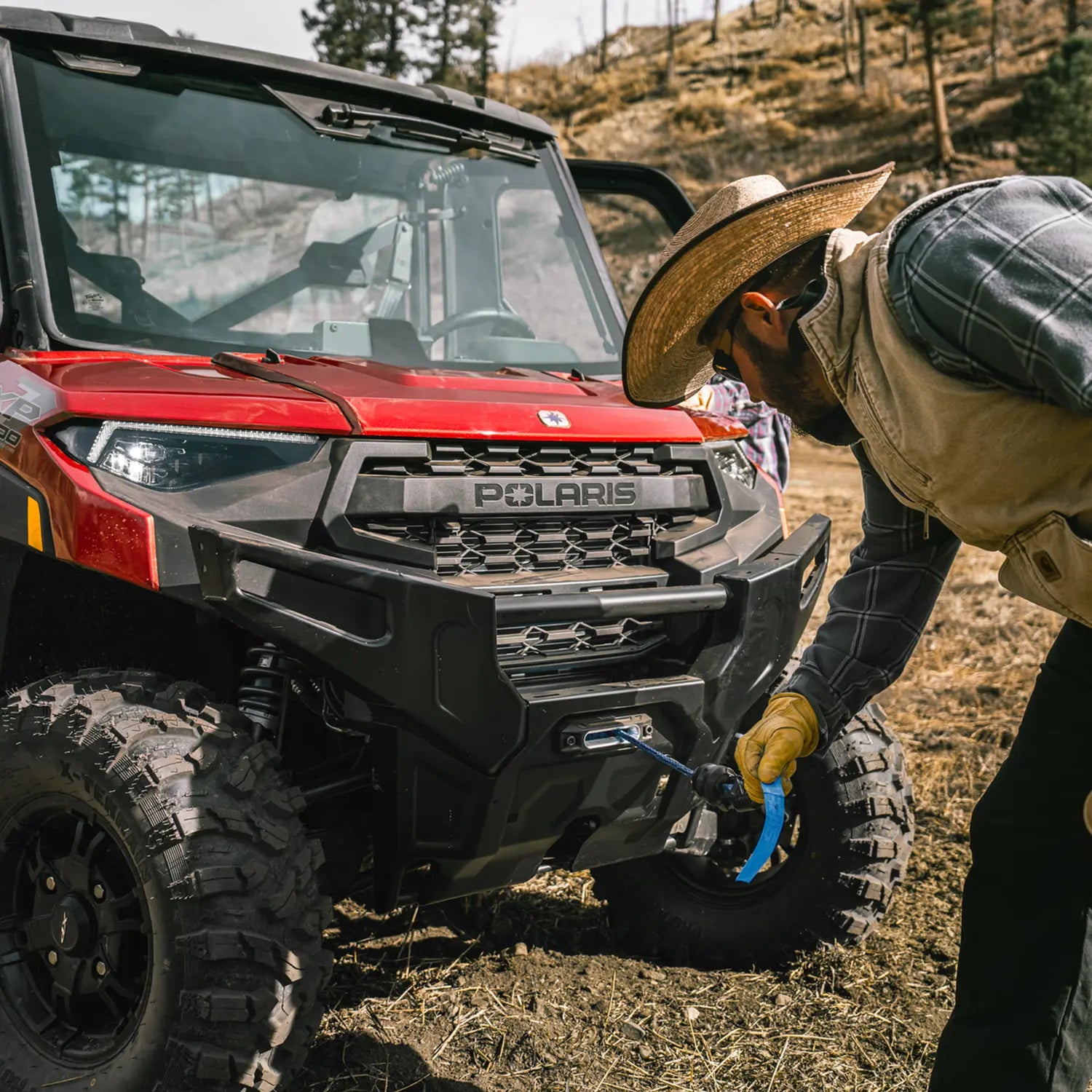 Pro Series 6,000 LB Winch Kit with Synthetic Rope for RANGER UTV