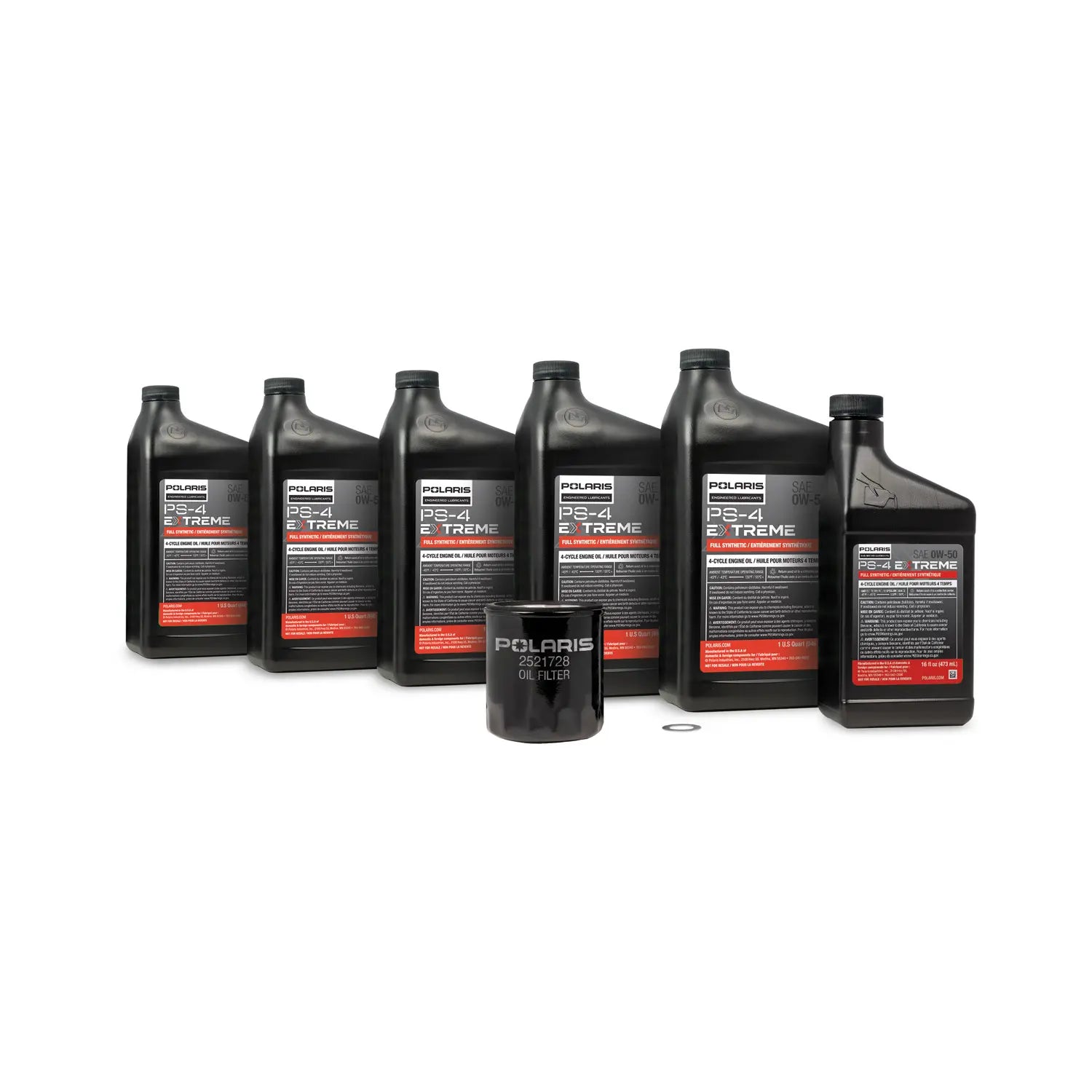 Polaris Extreme Full Synthetic Oil Change Kit, Polaris RZR Pro R, Part 2890881