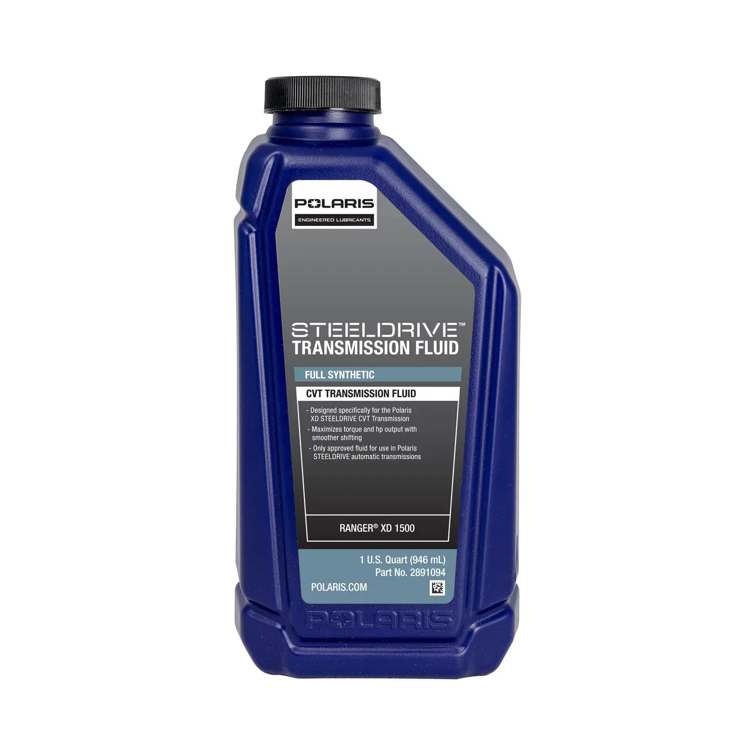 Polaris STEELDRIVE CVT Fluid, STEELDRIVE CVT Transmissions, 2891094, 1 Quart (946mL)