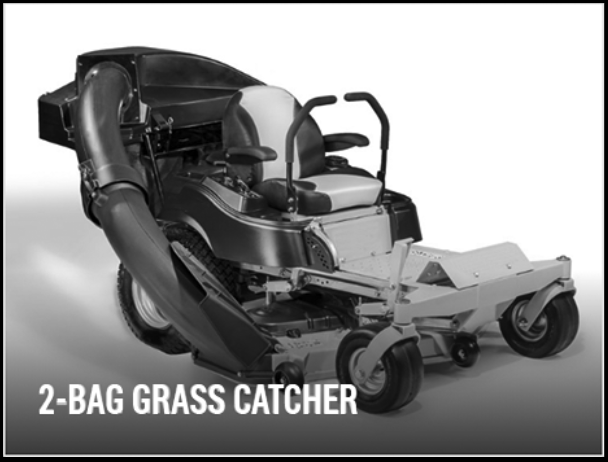 939306 2 Bag Catcher Hustler Raptor SDX, Big Dog Alpha MPX -- CHECK MODEL#!