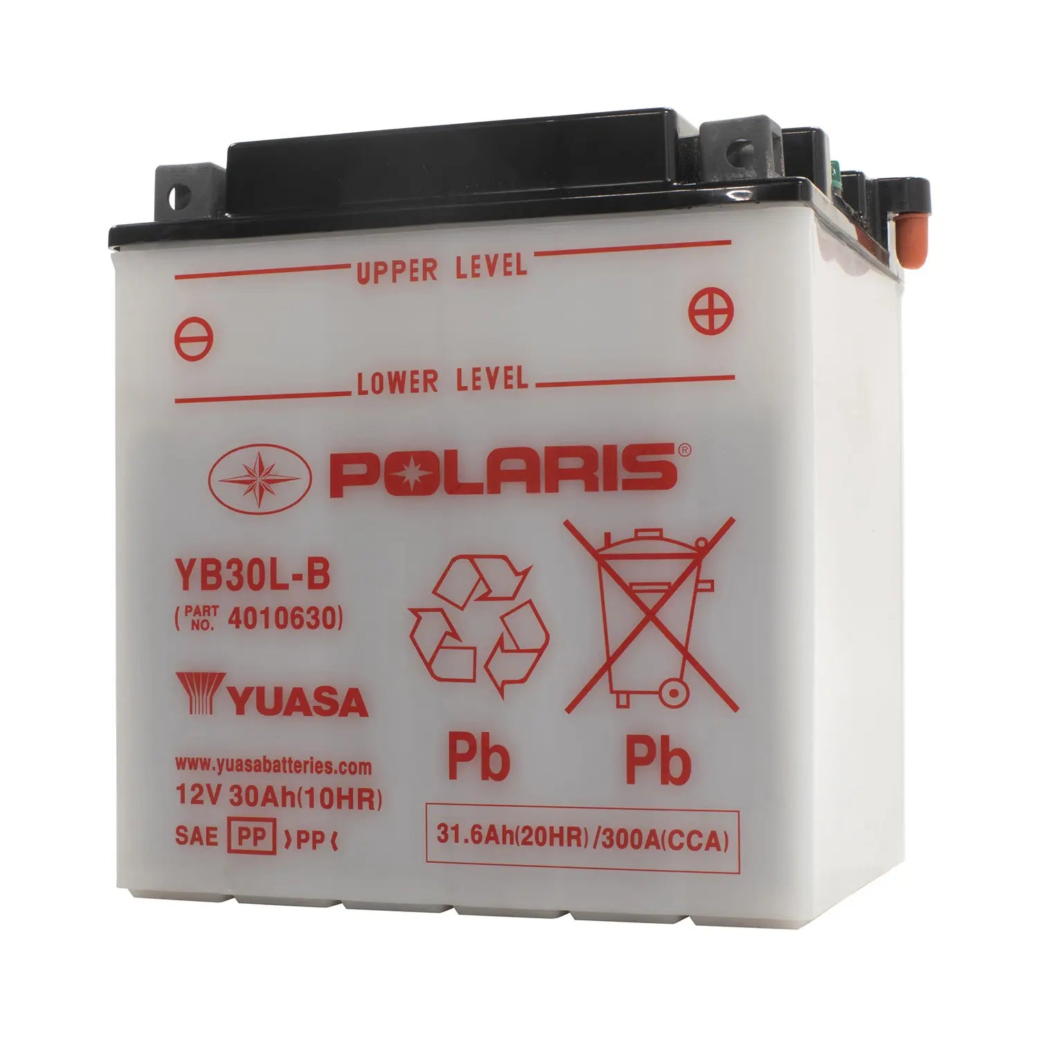 12V 30AH Conventional Battery for RANGER, RZR, and Sportsman ATV