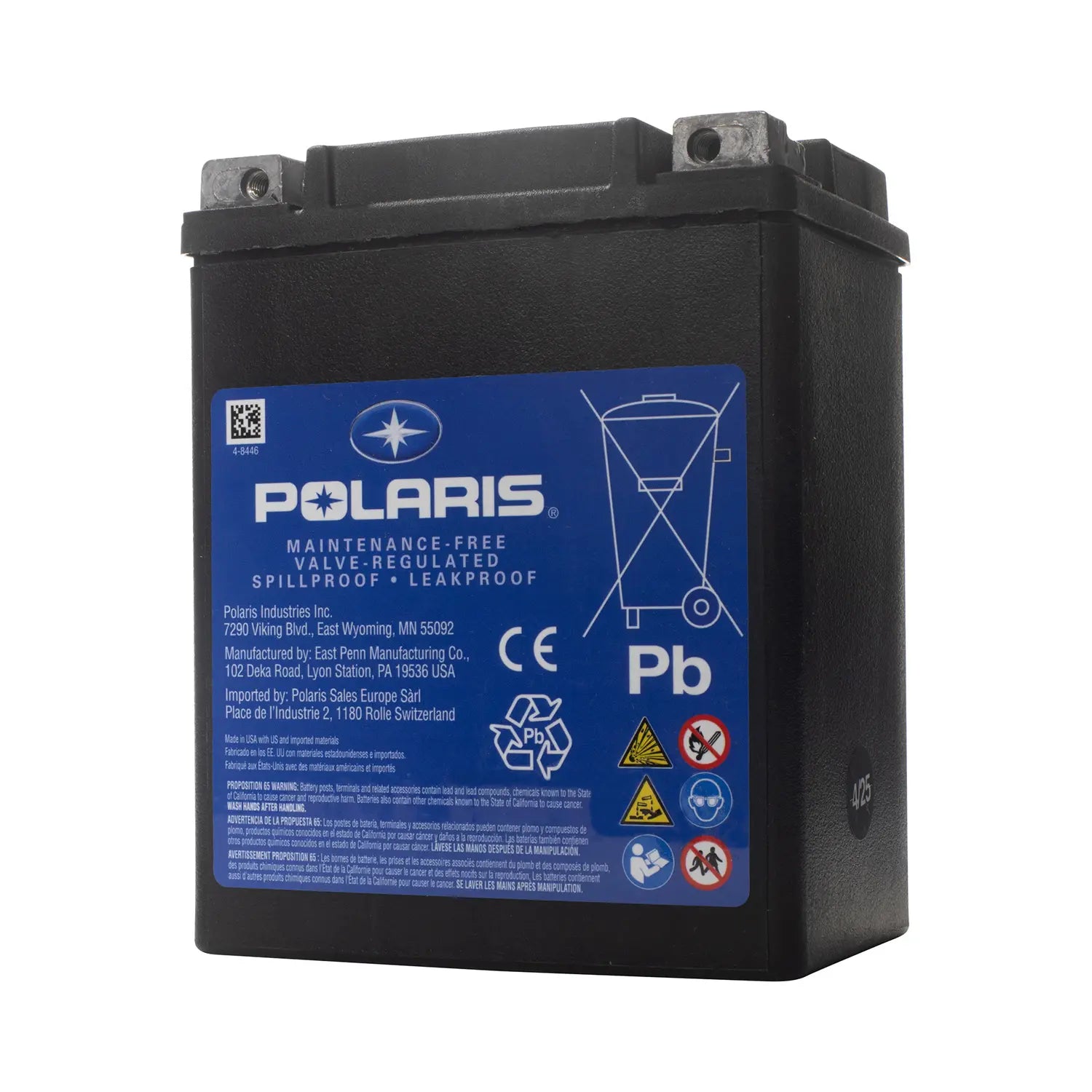 Polaris 4011138 12V 14AH AGM Battery for Sportsman ATV and RANGER EV