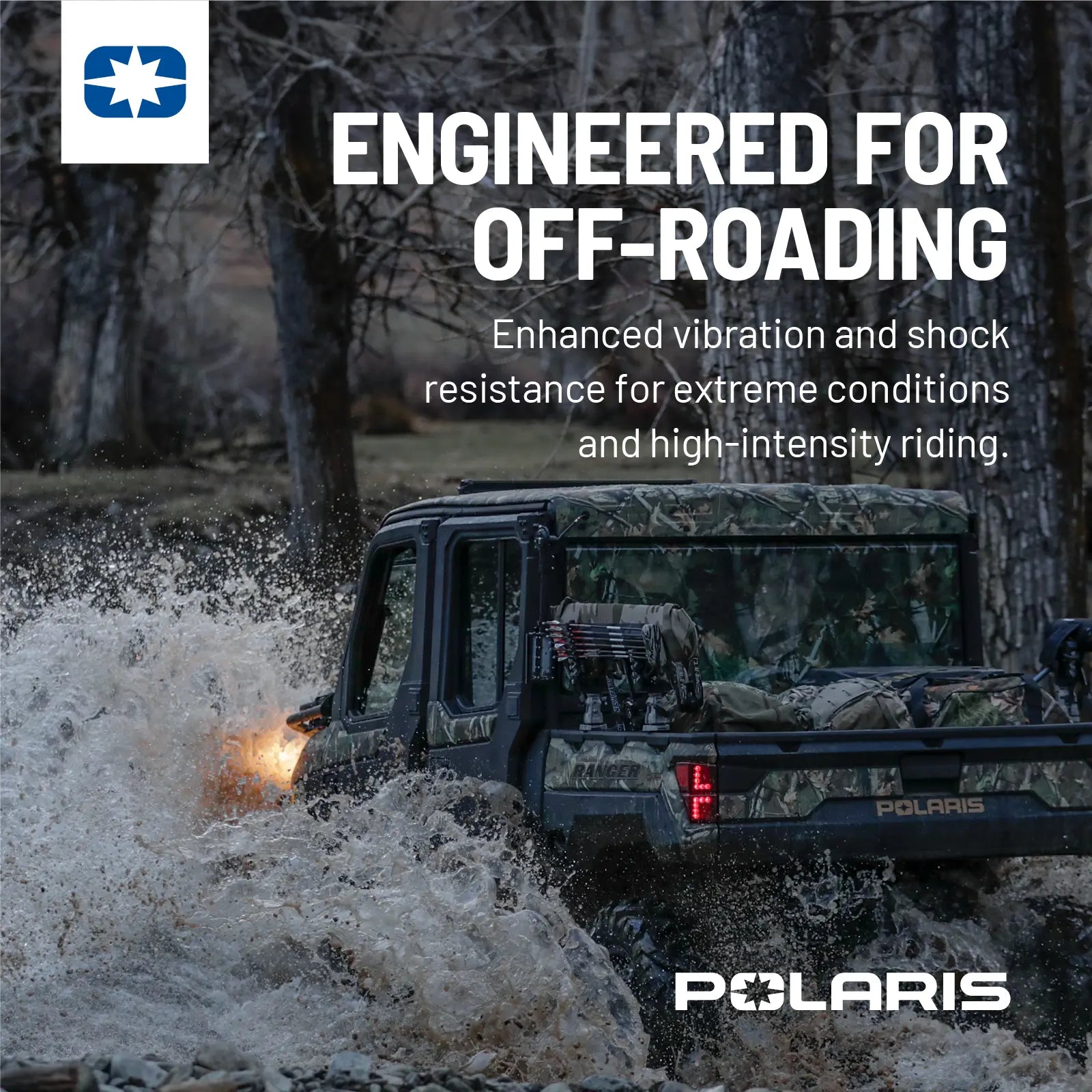 Polaris 12V 53AH AGM Heavy Duty Battery for RANGER, GENERAL, RZR and XPEDITION