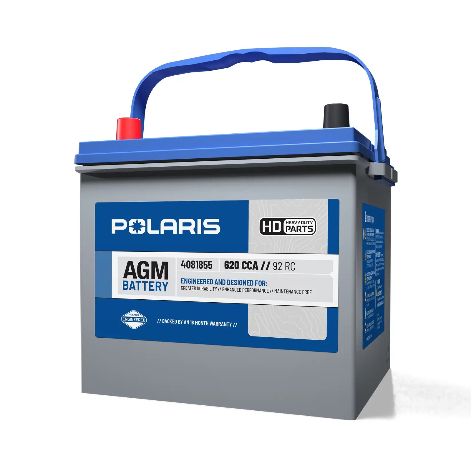 Polaris 12V 53AH AGM Heavy Duty Battery for RANGER, GENERAL, RZR and XPEDITION