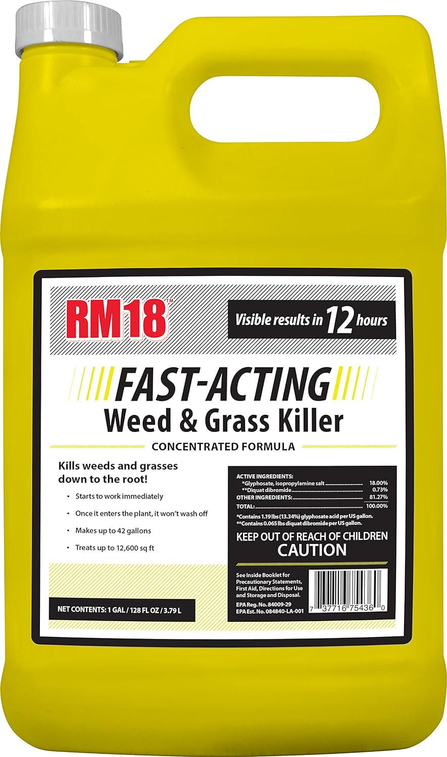 RM18 1 Gallon Fast-Acting Weed & Grass Killer