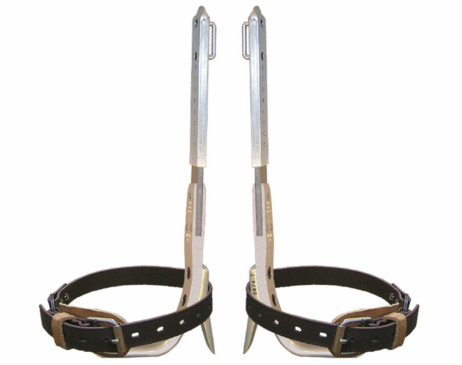 Climb Right CTB Aluminum Climbers Set W/lower Straps (No Pads Or Upper Straps)