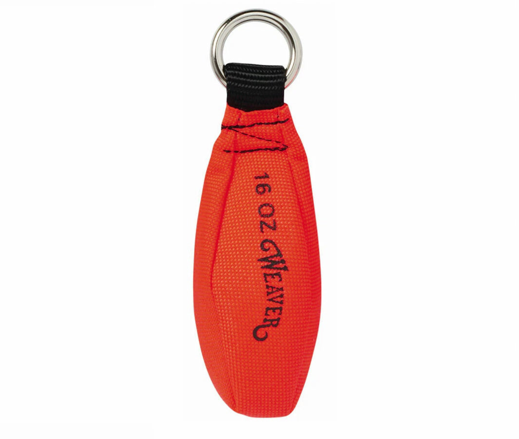 Weaver 16OZ Cordura Throw Weight - Blaze Orange