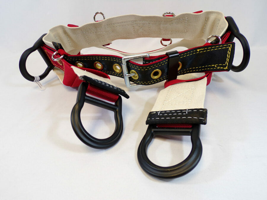 Weaver Large Tree Climbing Harness 4/Dee Cotton No Lower Straps