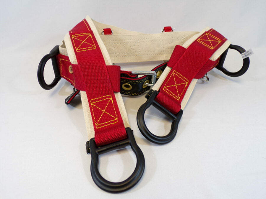 Weaver XLarge Tree Climbing Harness 4/Dee Cotton No Lower Straps
