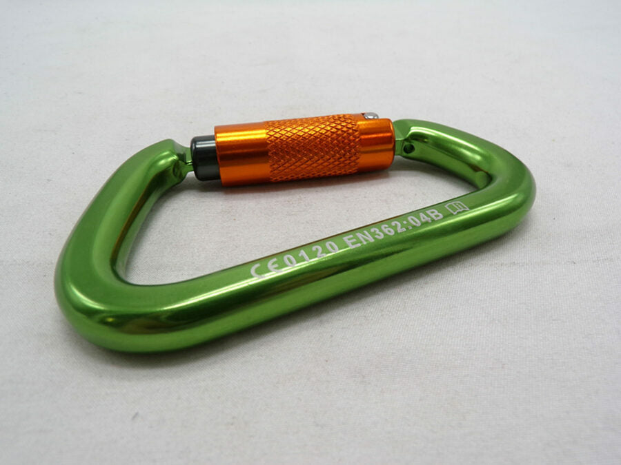 Climb Right / ISC Big D Triple Lock Carabiner Green