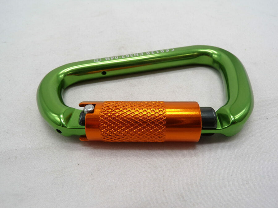 Climb Right / ISC Big D Triple Lock Carabiner Green