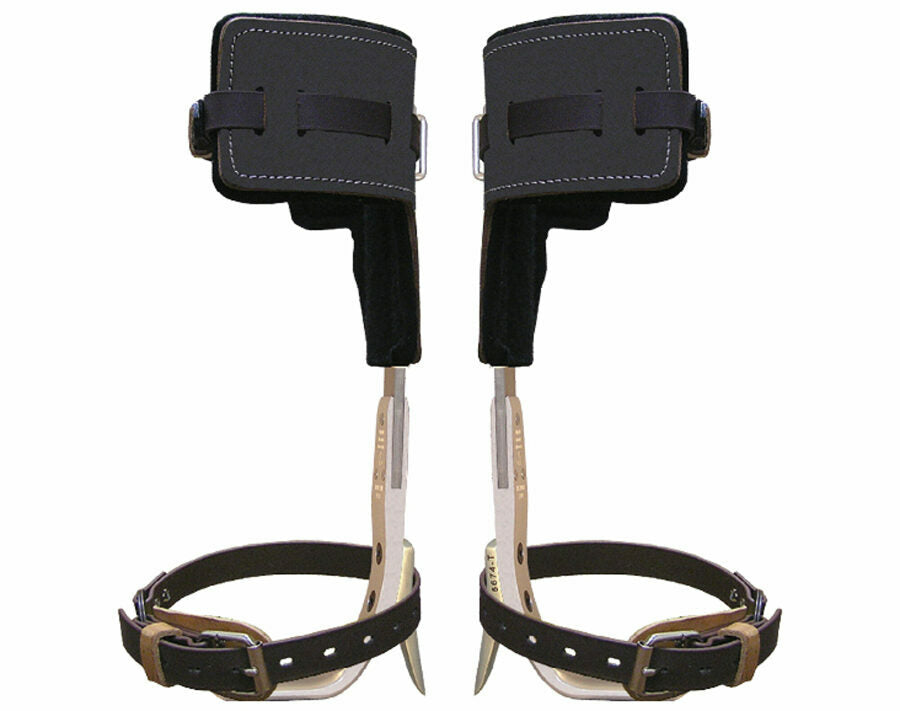 Climb Right Aluminum Climbing Spikes Set With "T" Pads 91226