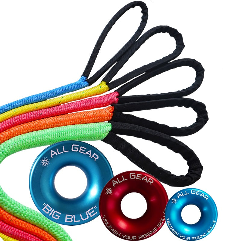 ALL GEAR 5/8"X15' BULL ROPE EYE SLING W/ SLEEVE