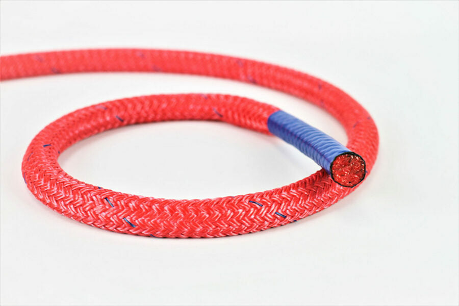 Samson Stable Braid Bull Rope - Red, 5/8" Dia, 200' Length