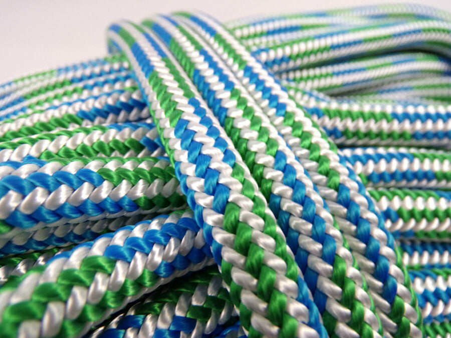 Samson Climbing Rope, Velocity Cool, 7/16" Dia, 150' Length