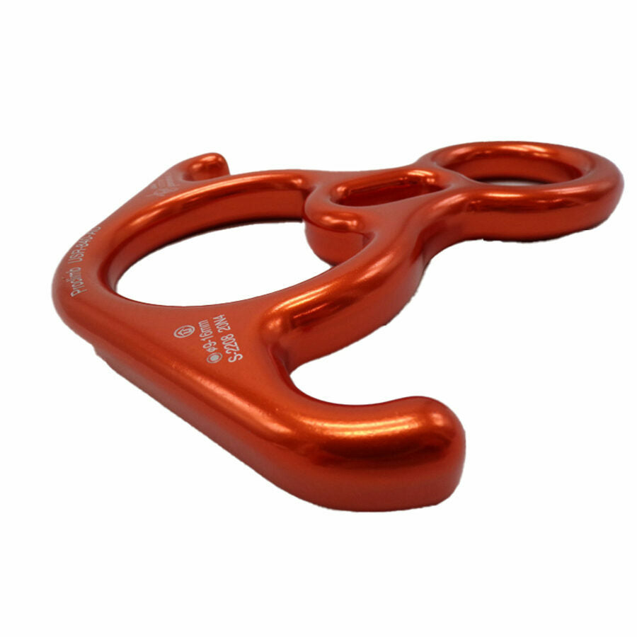 Big Rescue Figure 8 Descender - Aluminum - Bent-Ears Design - 40kN (8,960 lb) - Lightweight 9 oz