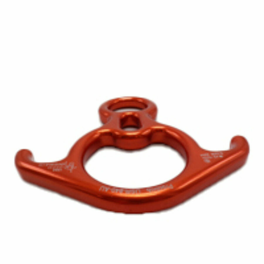 Big Rescue Figure 8 Descender - Aluminum - Bent-Ears Design - 40kN (8,960 lb) - Lightweight 9 oz