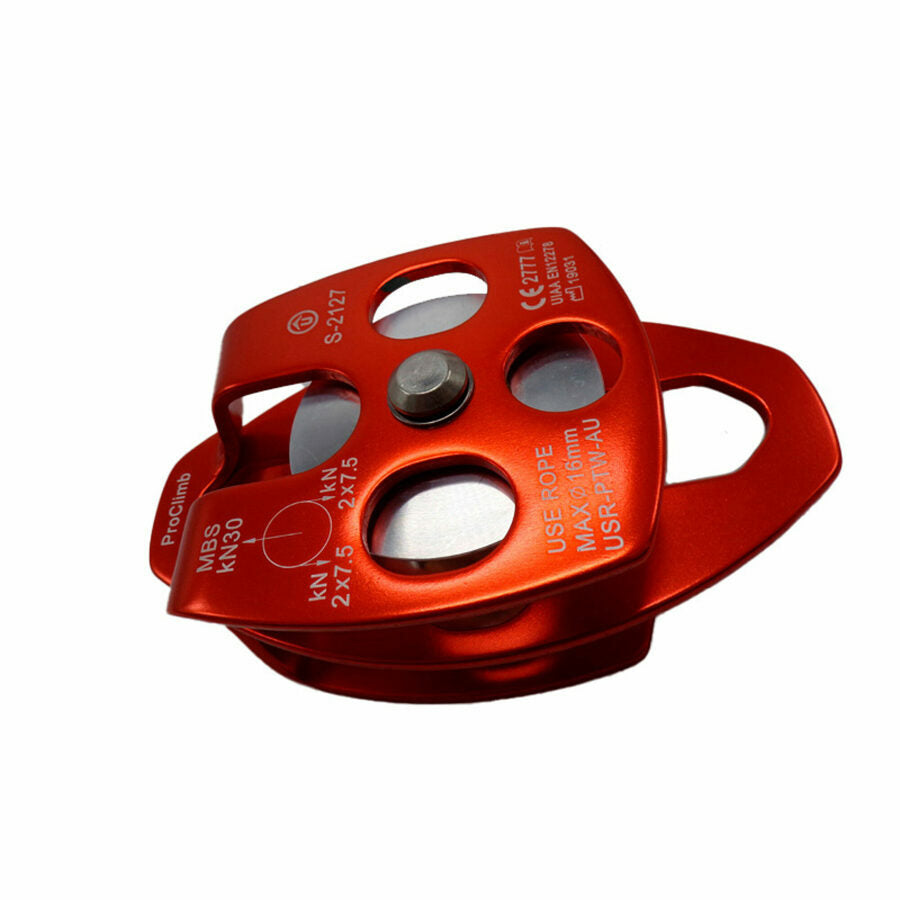 US Rigging Aluminum Double Sheave Pulley
