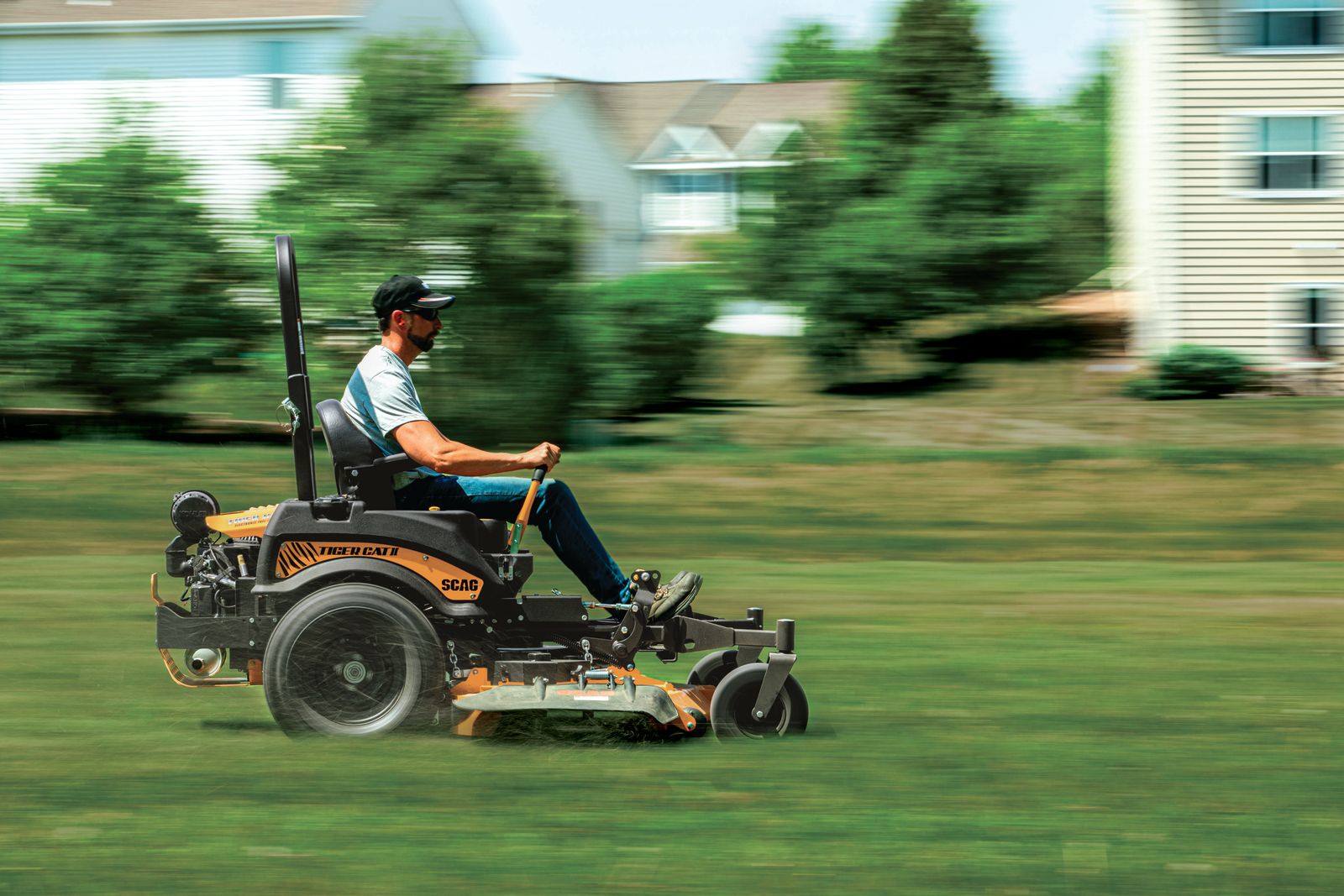 Scag Tiger Cat II 52" Commercial Zero-Turn Mower - 26HP EFI Kawasaki FT Engine