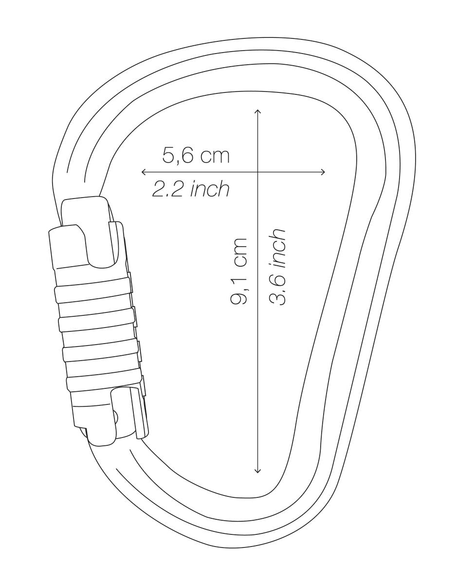 Petzl William Ball Lock Carabiner
