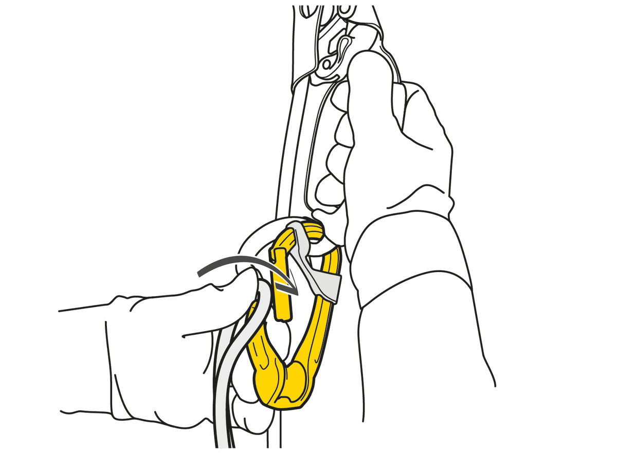 Petzl Rollclip A Triact Carabiner P74 TL