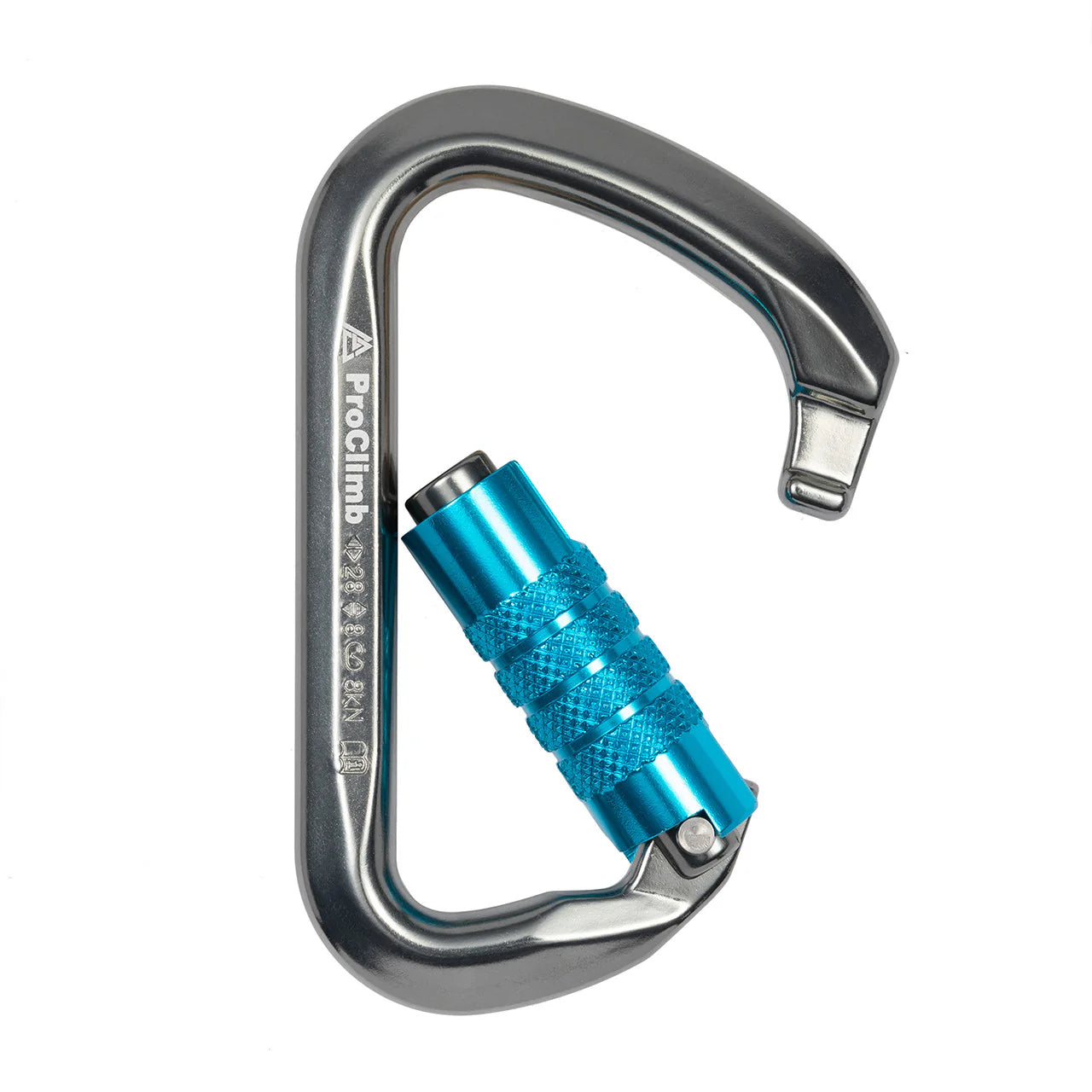 US-RIGGING TRIPLE-LOCKING ALUMINUM "D" CARABINER