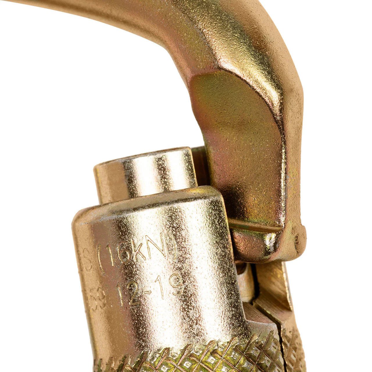 ProClimb Professional Steel Carabiner - 45kN Twist-Lock Gate for Tree Climbing & Rigging