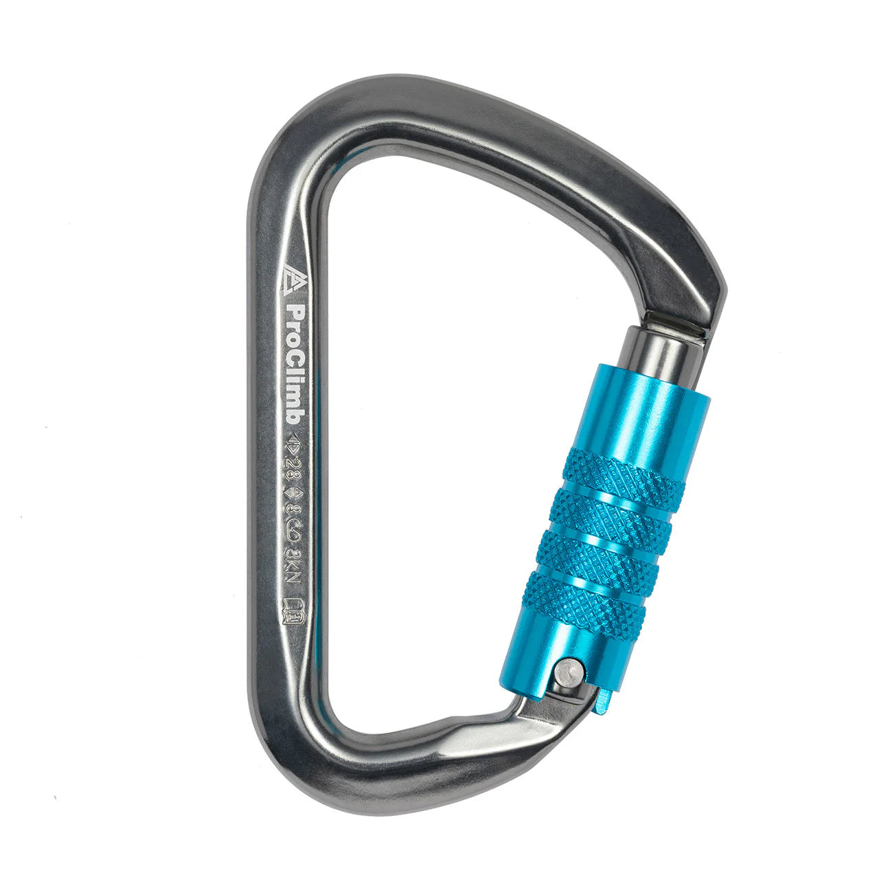US-RIGGING TRIPLE-LOCKING ALUMINUM "D" CARABINER