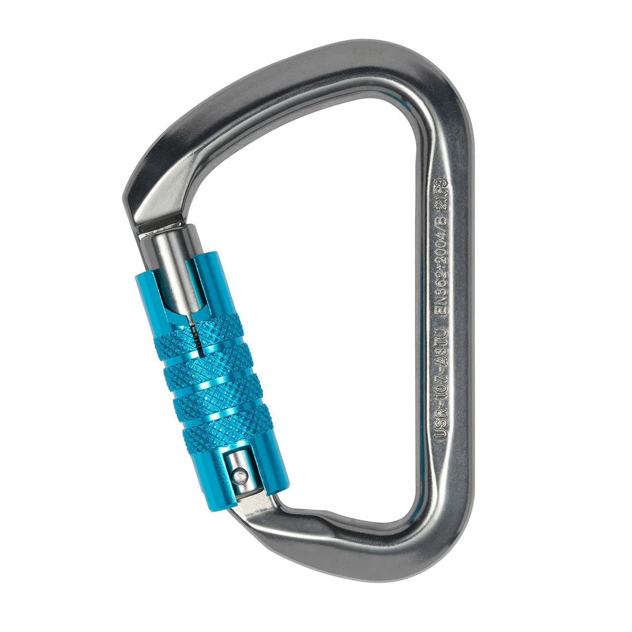 US-RIGGING TRIPLE-LOCKING ALUMINUM "D" CARABINER