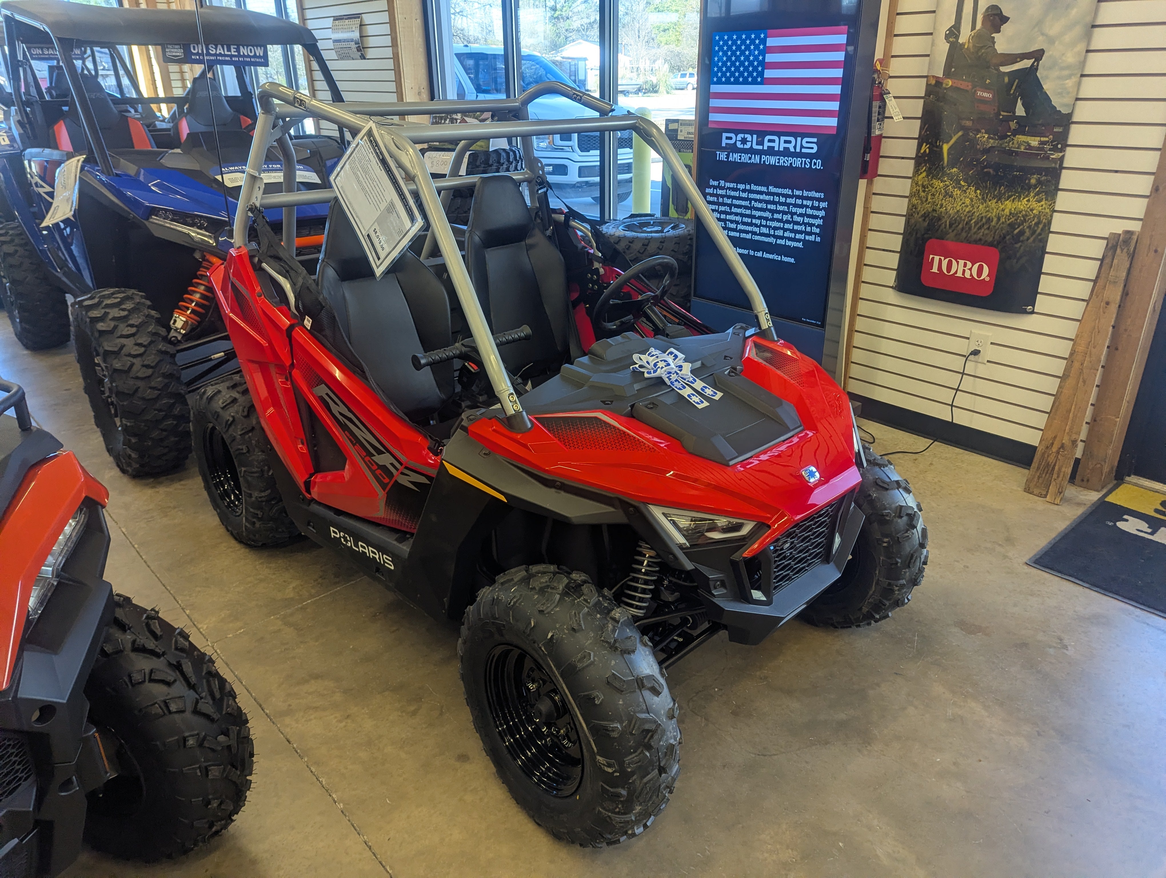 2026 Polaris RZR 200 EFI – Youth RZR Series | 180cc EFI Engine | Indy Red
