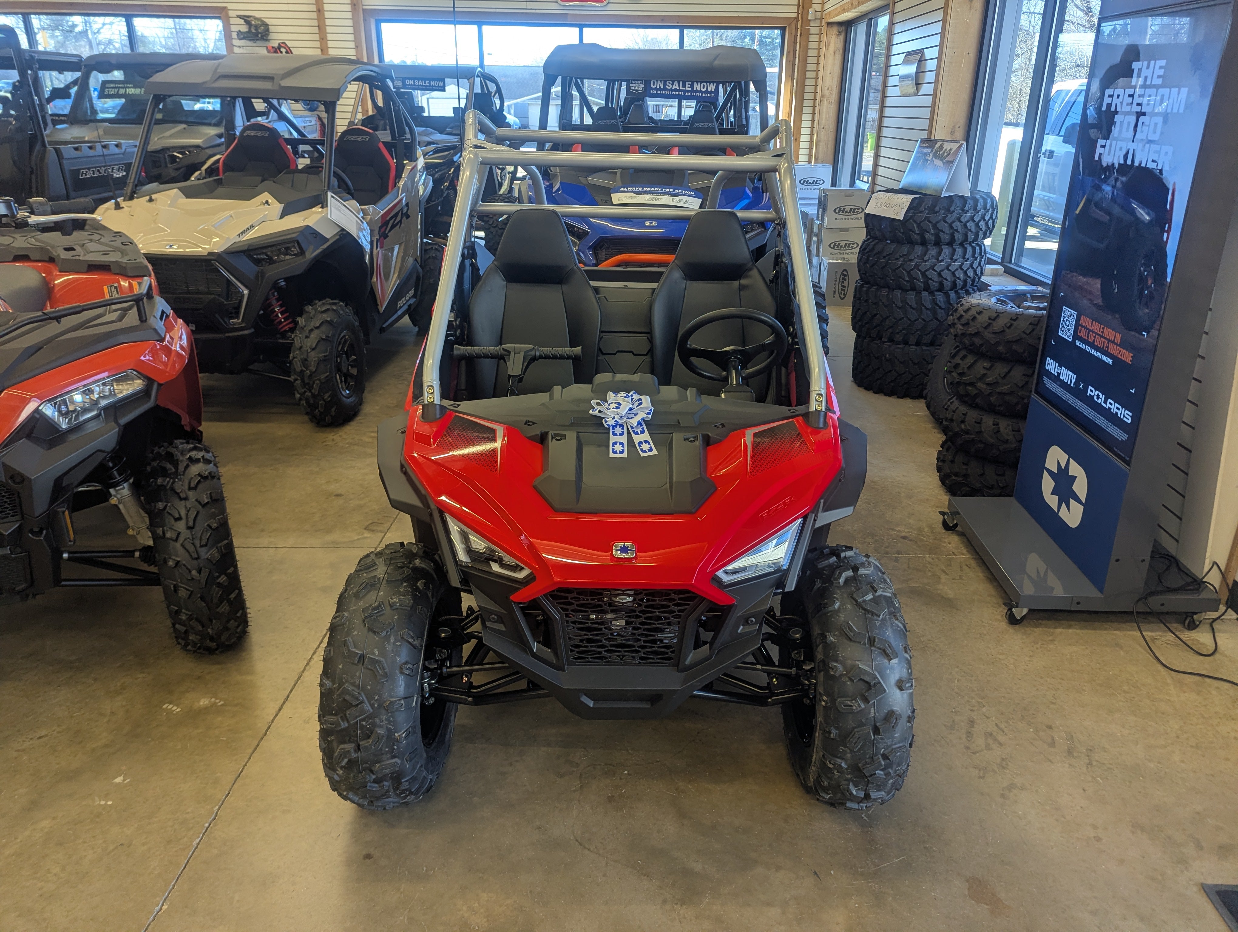 2026 Polaris RZR 200 EFI – Youth RZR Series | 180cc EFI Engine | Indy Red
