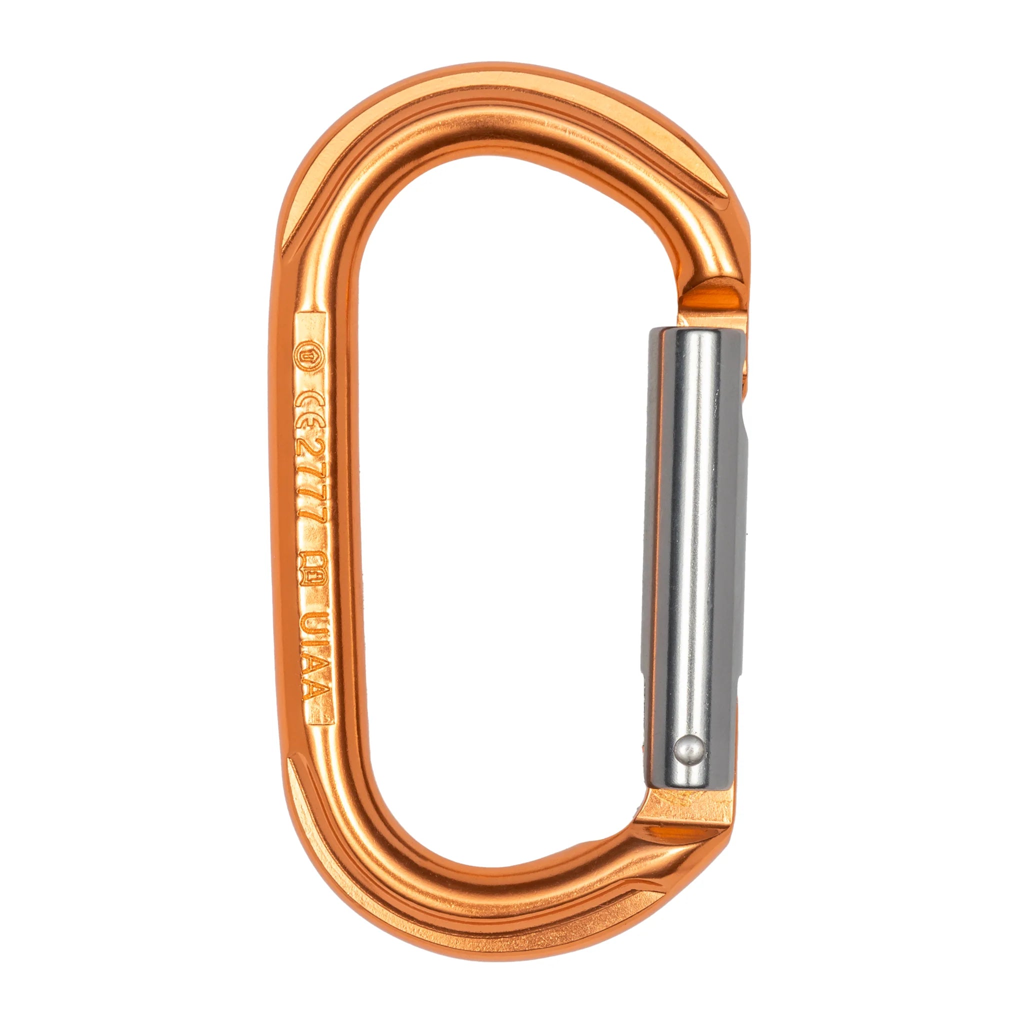 ProClimb 7kN True Oval Aluminum Carabiner - Keylock Gate - 22mm Opening - Professional Climbing Hardware