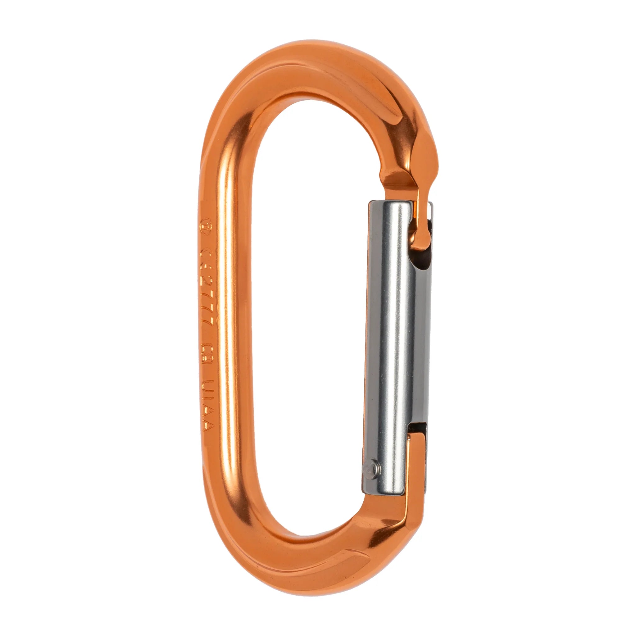 ProClimb 7kN True Oval Aluminum Carabiner - Keylock Gate - 22mm Opening - Professional Climbing Hardware