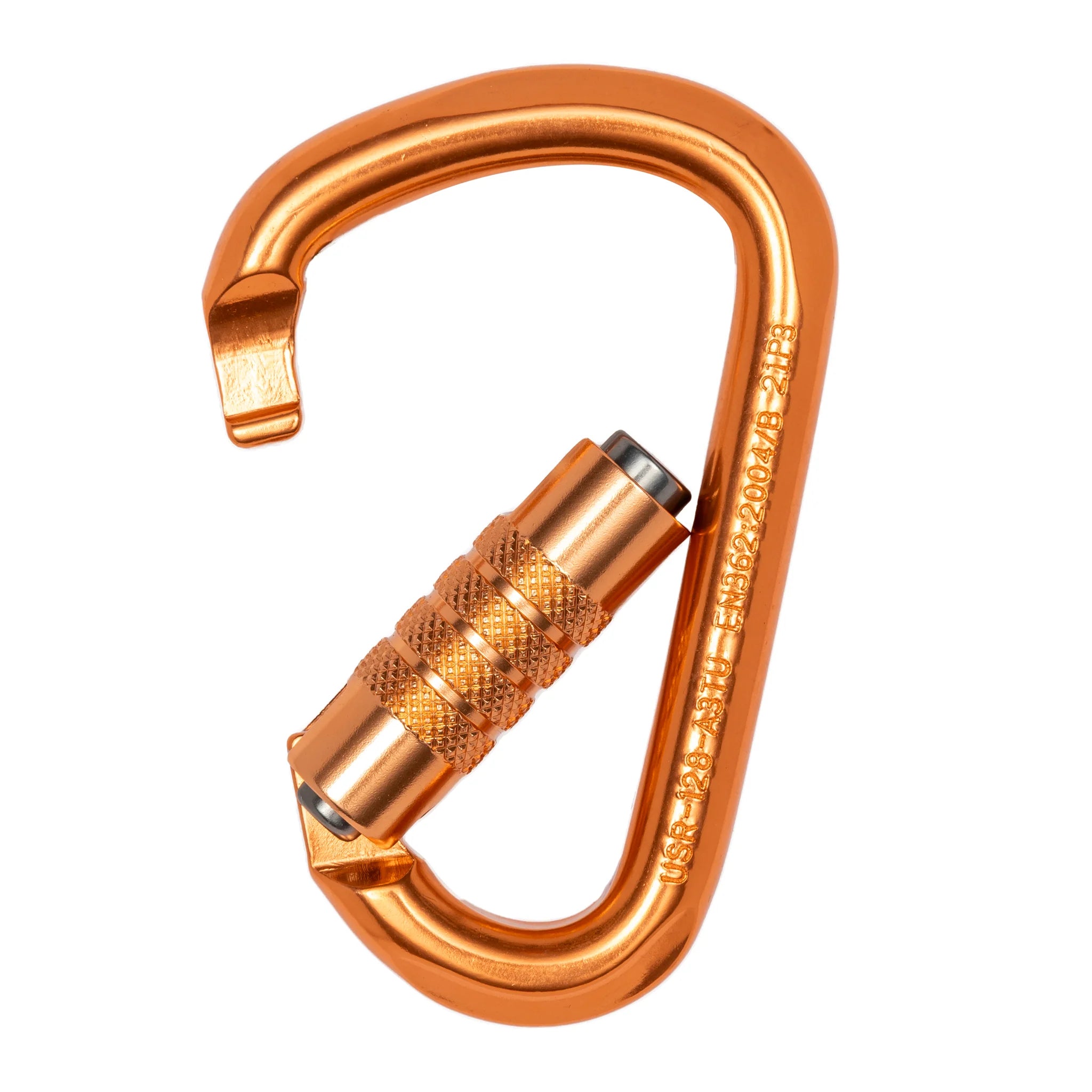 ProClimb Copper Head Triple Lock Carabiner - 24kN Professional Climbing Hardware with Keylock Gate