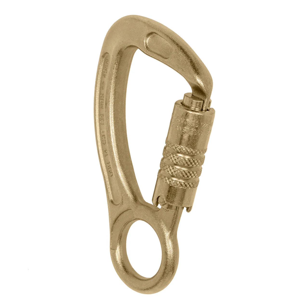 ProClimb Forged Steel Carabiner - Triple Lock Gate with Captive Eye - 22kN Professional Climbing Hardware