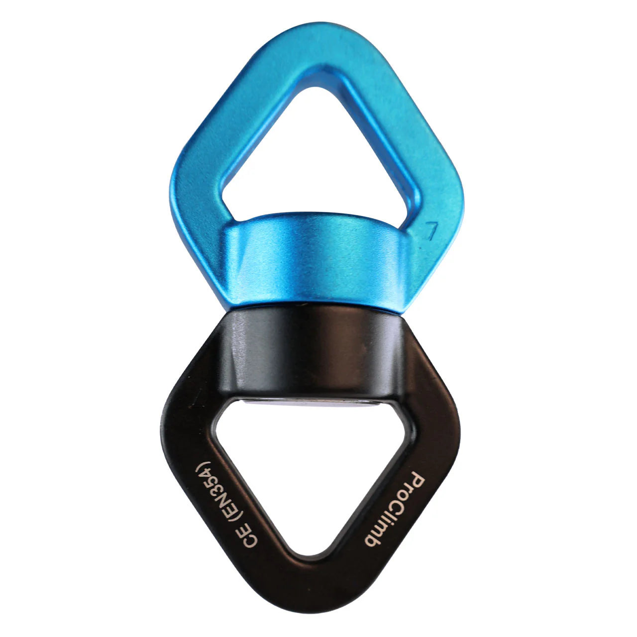 Double Ball Bearing Rescue Swivel - Eye to Eye Forged Aluminum - 8,992 lb (40kN) MBS - CE & UL Certified
